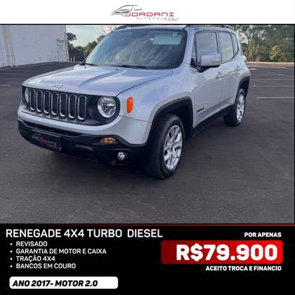 JEEP RENEGADE 2.0 16V TURBO DIESEL LONGITUDE 4P 4X4 AUTOMÁTICO